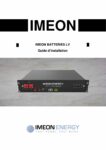 Guida all’installazione Batteria IMEON LV 4850 51100