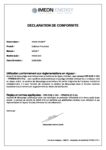 IMEON 9.12 Declaration de conformité VFR2019 FR